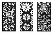 Elegant Floral Laser Cut Panel Bundl, a Graphic by BIPLOB EXPERT (Thumbnail 6 of 10)
