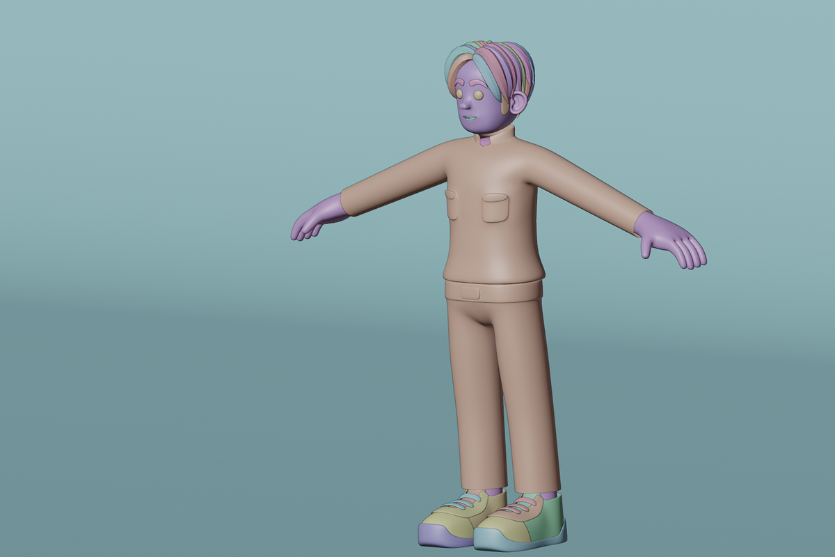 3D School Character Collection, a Characters & Person 3D Model by Dudukbersama (Photo 2 of 7)