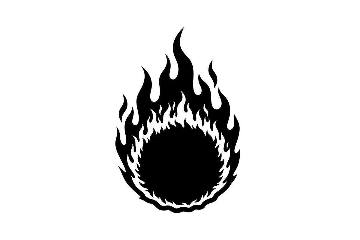 Fire Meteor Comet Silhouette Bundle, an Illustration by Designs_River (Photo 26 of 51)