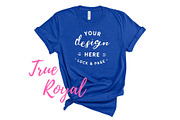Bella Canvas TShirt Mockups On White, a Shirt Mockup by lock and page (Thumbnail 61 of 92)