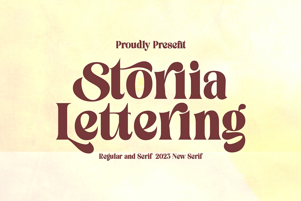 Storia Lettering, a Serif Font by Gatype (Photo 1 of 10)