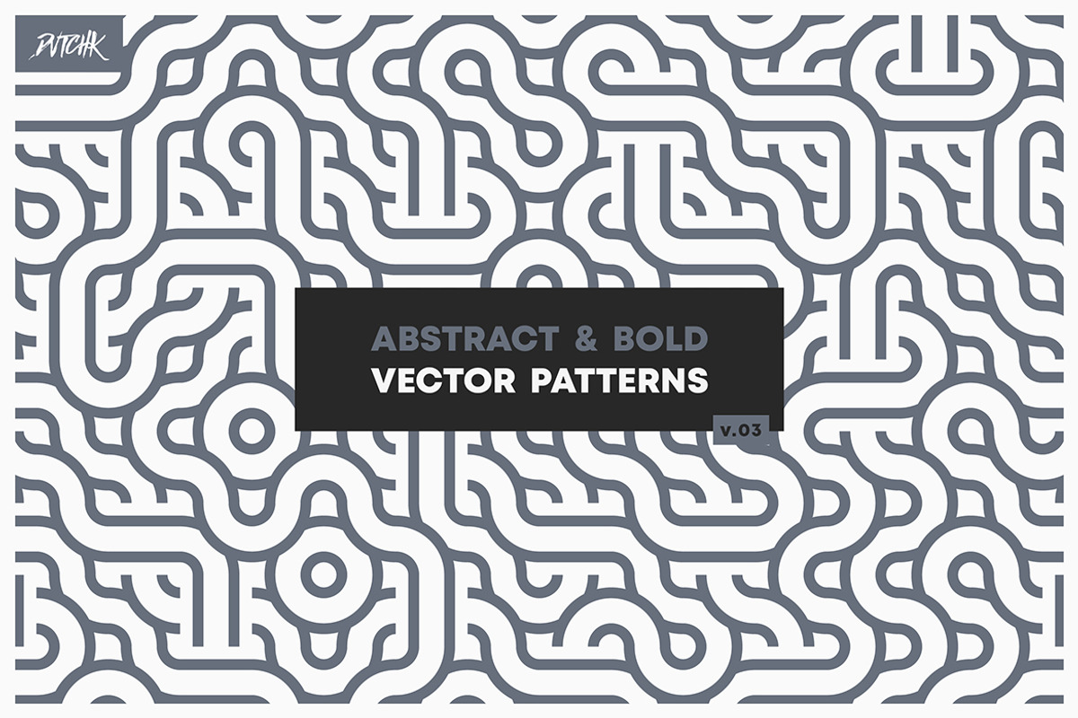 Abstract & Bold Vector Patterns V03, a Pattern Graphic by dvtchk (Photo 2 of 11)