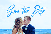 Costa Blanca Cyrillic textured font, a Script Font by IraDvilyuk (Thumbnail 8 of 18)
