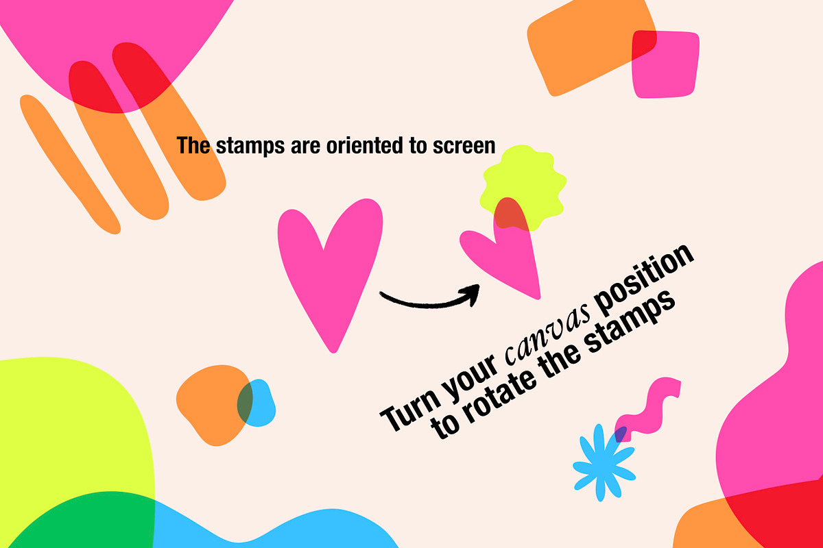 140+ procreate riso shape stamps, a Brush Add-On by laura.design (Photo 9 of 10)