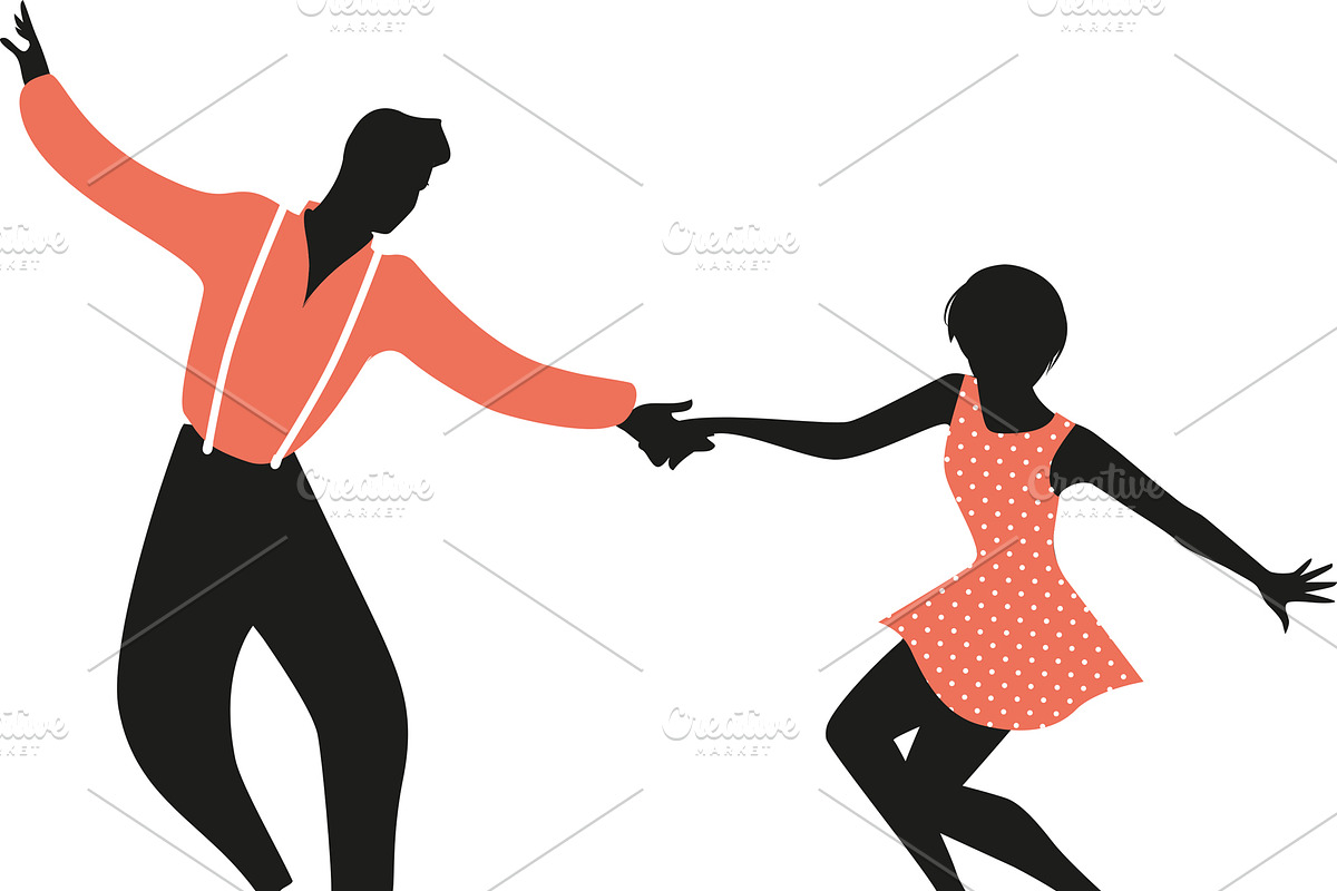 SWING DANCE CLIPART, a Graphic by La Inspiratriz (Photo 7 of 21)