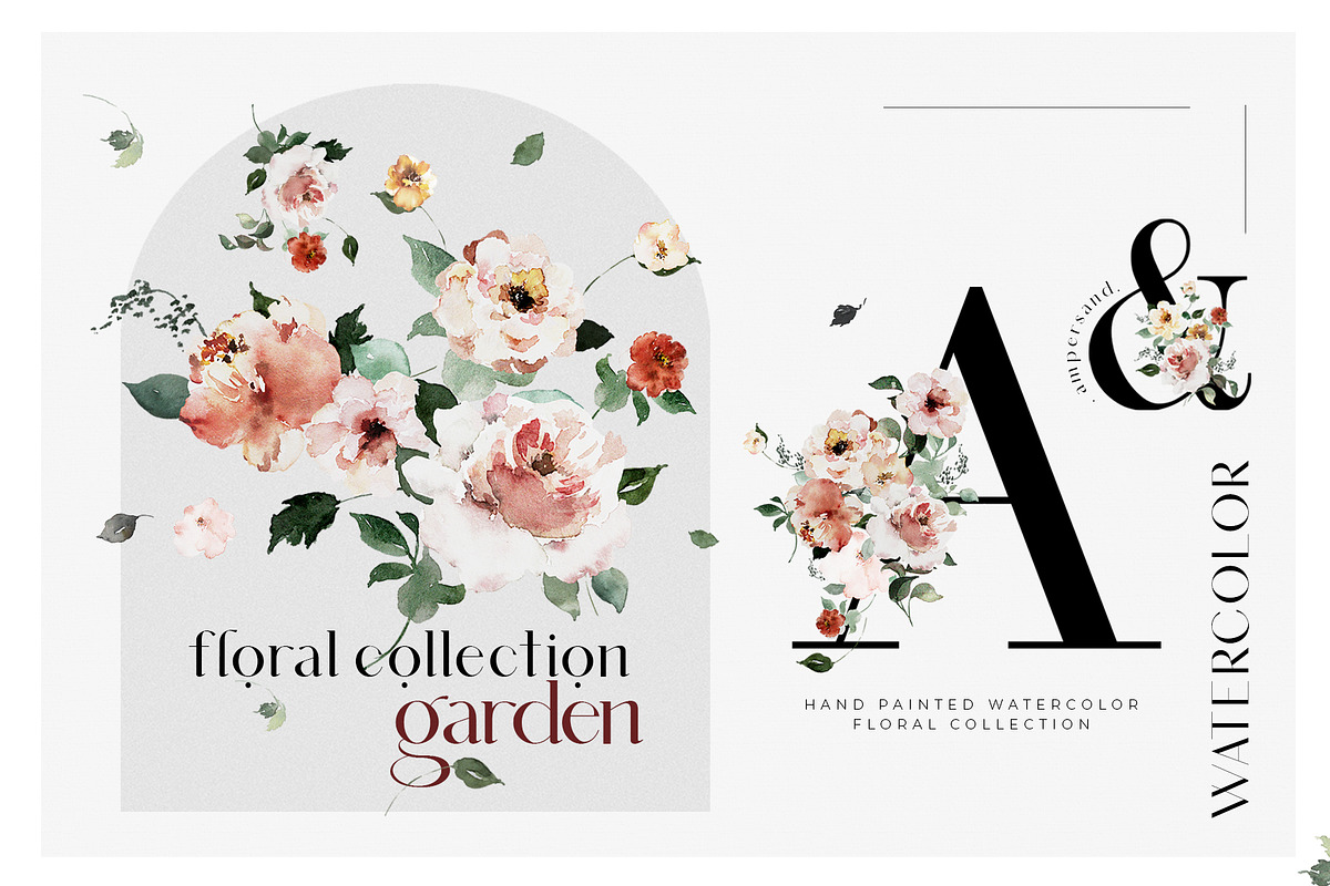 Floral Collection Summer Autumn Fall, an Illustration by WalaPalette (Photo 1 of 7)