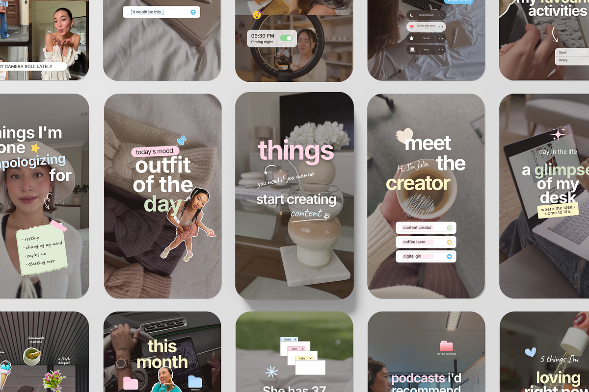 Viral iOS Reels Canva Templates, a Social Media Template by DigiPax (Photo 3 of 14)