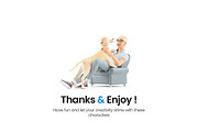 Senior Man – Set of 60 Poses, a Person Illustration by 3DMask (Thumbnail 6 of 6)