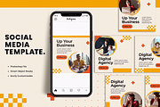 Digital Agency Social Media Template, a Social Media Template by Xtrahive (Thumbnail 1 of 4)