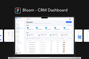 Bloom - CRM Dashboard Figma, an UI Kit Template by Hammad Arif (Thumbnail 1 of 4)