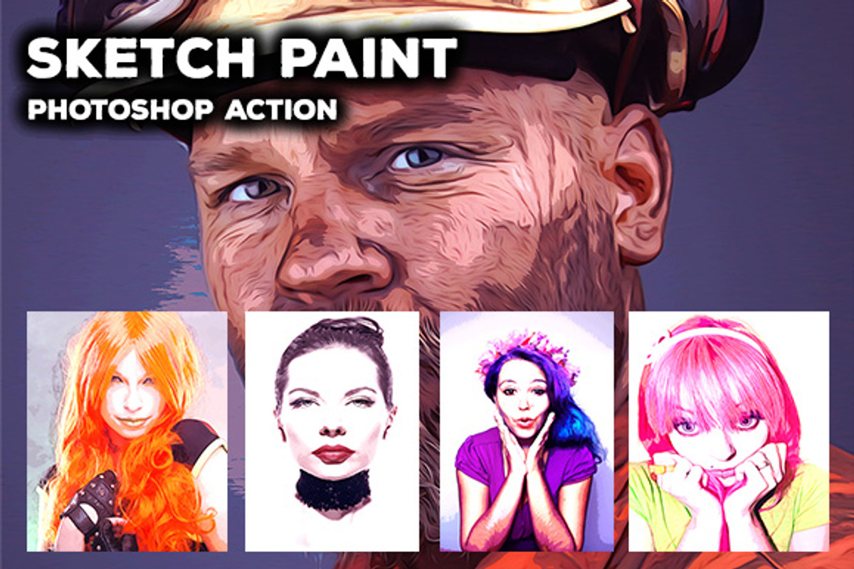 Sketch Paint - Photoshop Action, an Action Add-On by Lightdesigns (Photo 1 of 4)