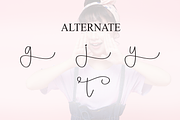 Cutegirl | Script Font, a Handwritten Font by Scratchones (Thumbnail 8 of 9)