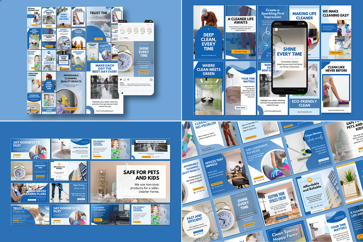 Cleaning Business Canva Bundle preview 6