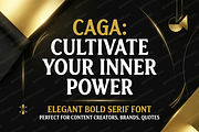 Caga - Elegant Modern Serif Typeface, a Serif Font by Astuti Studio (Thumbnail 20 of 25)