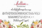 Frelline Script, a Script Font by Soft Creative (Thumbnail 6 of 8)