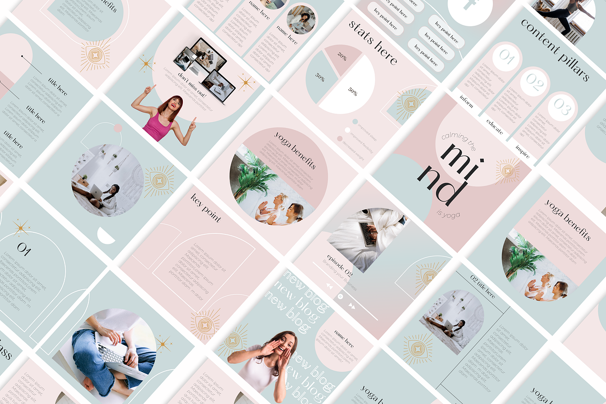 Mystic Instagram Bundle, a Social Media Template by Marketing Templates Co. (Photo 6 of 21)