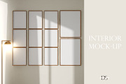 Gallery Frame mockup for wall art, a Print Template by DSTUDIO888 (Thumbnail 1 of 4)