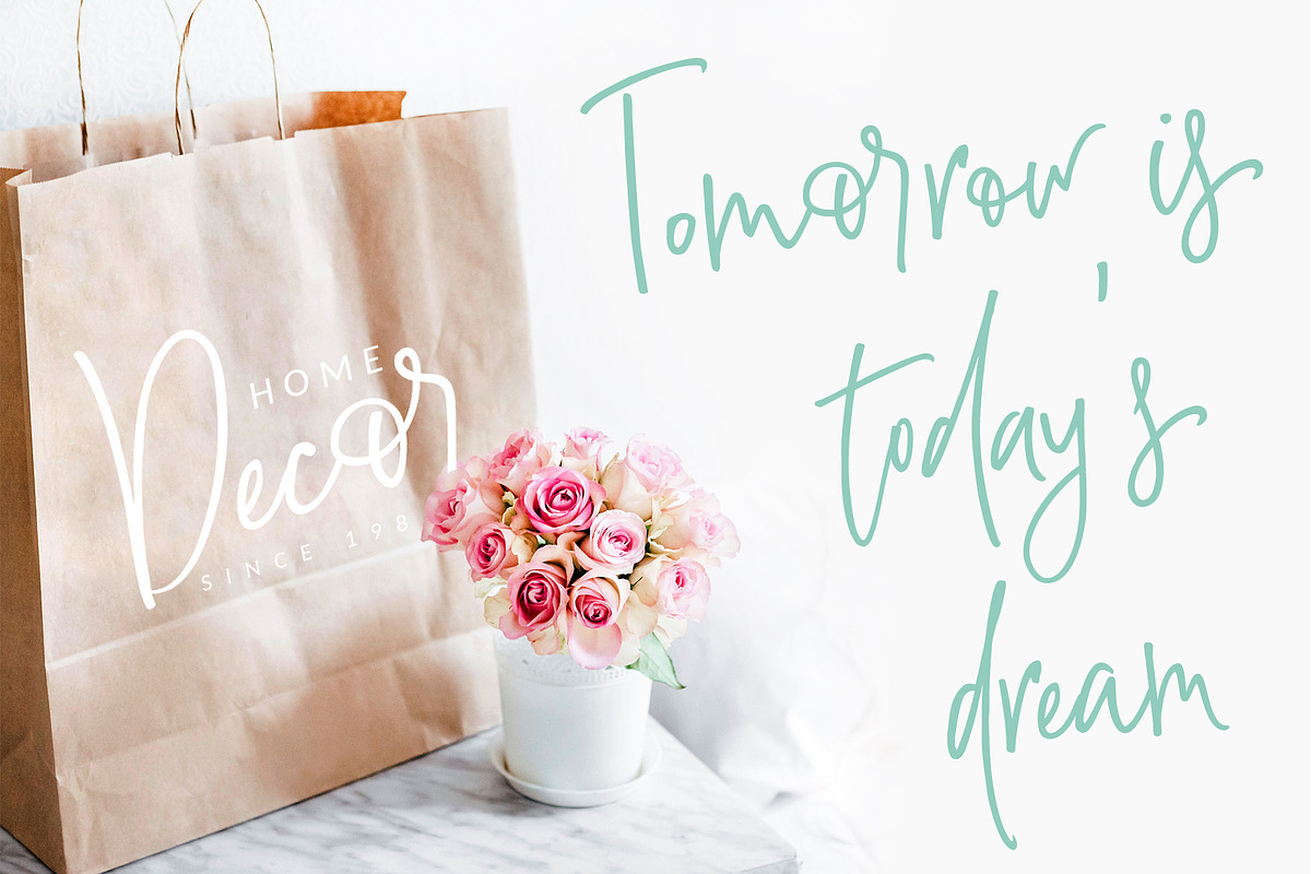 Symply handwritten font, a Script Font by TripleHely (Photo 12 of 14)