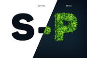 Leaf Text Effect Photoshop Action, an Action Add-On by DESIGNAVO (Thumbnail 2 of 7)