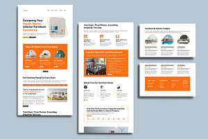 Furniture UI and Interior Design, an UI Kit Template by MightyDesign