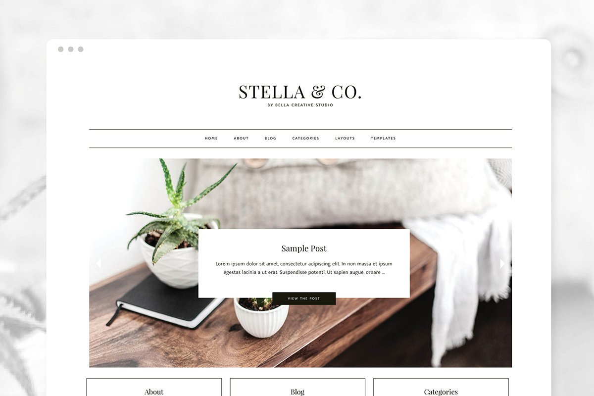 Stella & Co. - WordPress Theme, a WordPress Template by Bella Creative Studio (Photo 2 of 3)
