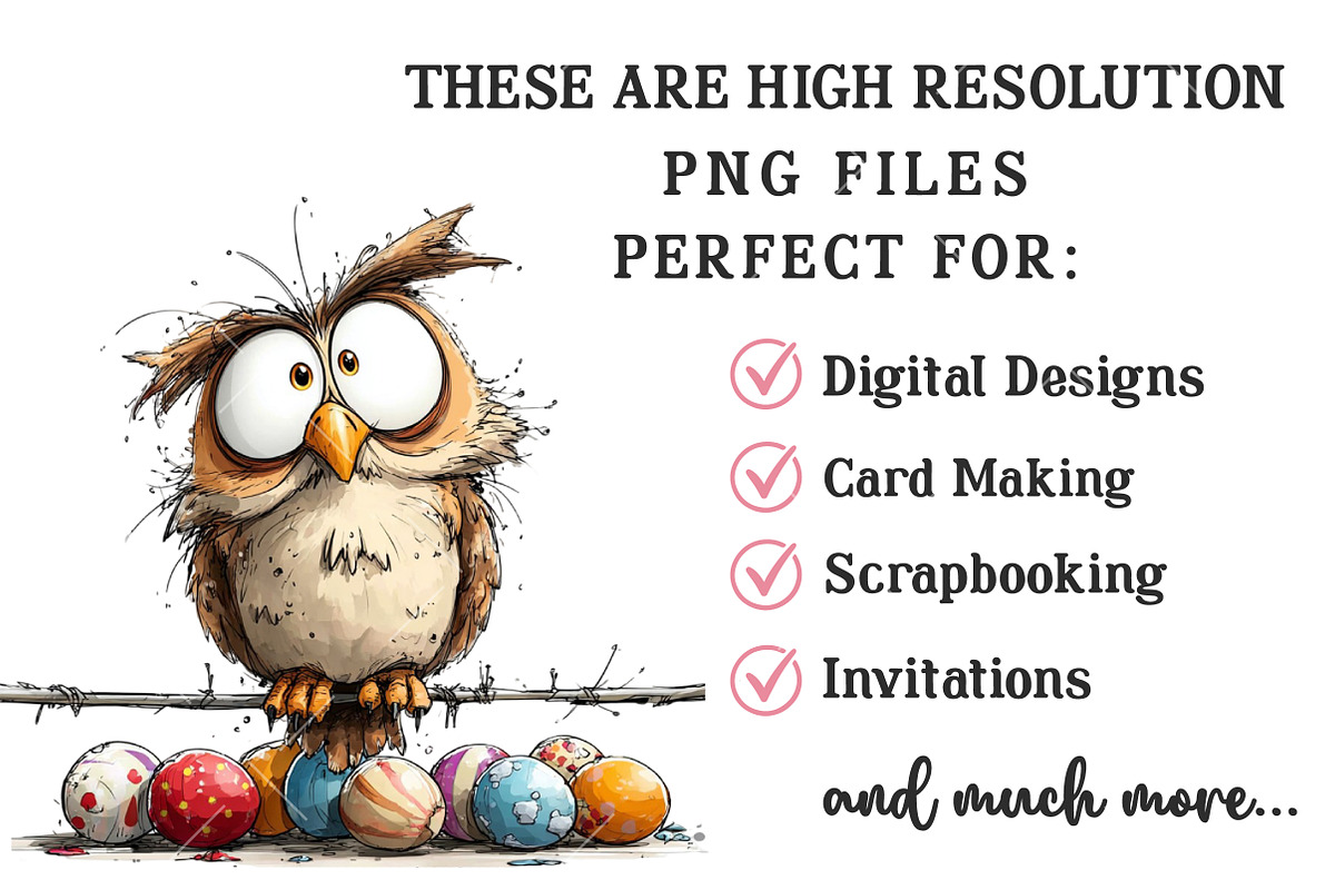 Whimsical Easter Animals Clipart PNG, an Illustration by OK Design (Photo 4 of 6)
