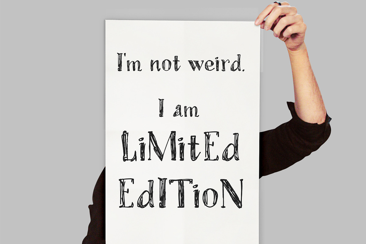 Conspectus | Ink Pen Font preview 3