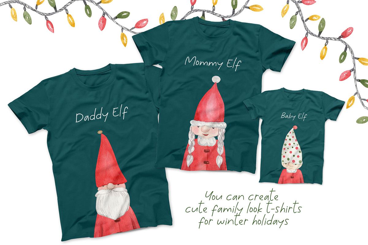 Christmas Elves Family Creator, a Decorative Illustration by Catch the Dream Art (Photo 9 of 9)