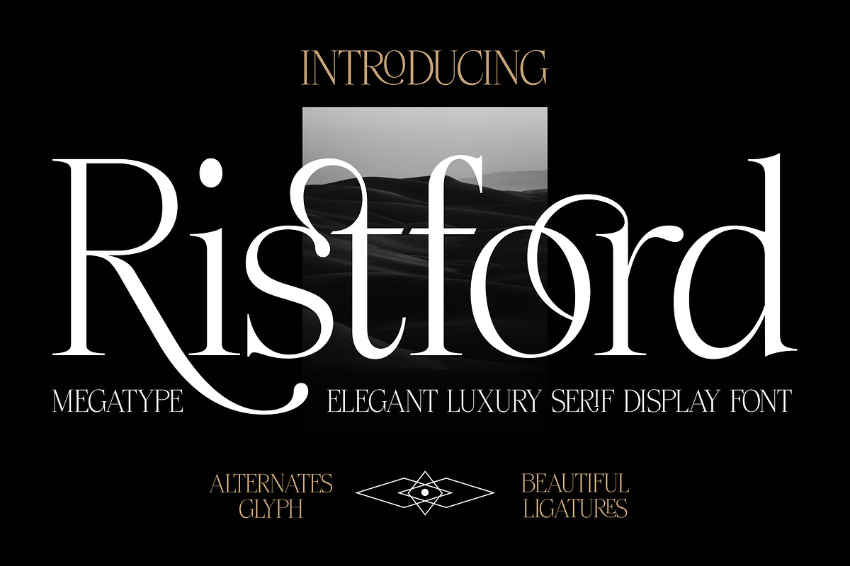 Ristford - Elegant Luxury Serif, a Serif Font by Megatype (Photo 1 of 11)
