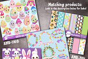 Spring Blue Nests digital papers 590, a Pattern Graphic by AMBillustrations (Thumbnail 3 of 5)