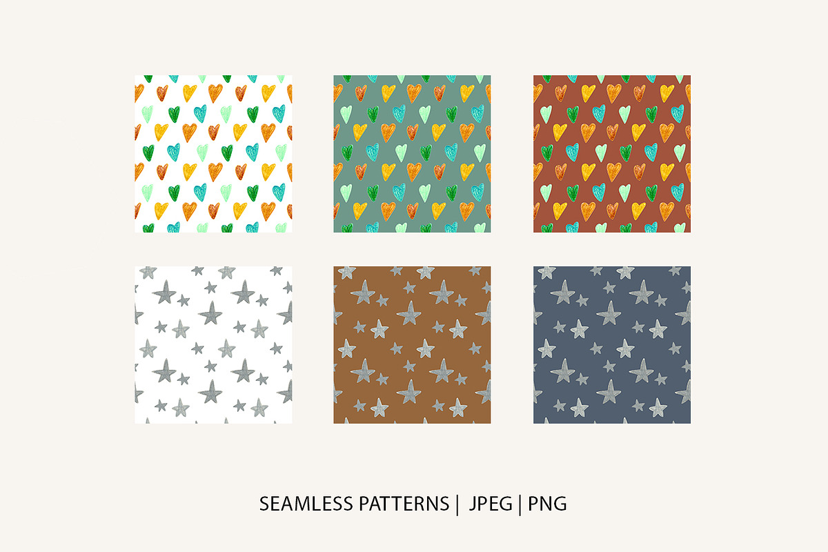 Funny dog faces patterns, an Animal Illustration by YarovaArt (Photo 4 of 10)