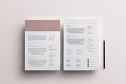 3 Page Resume Template | INDD + DOCX, a Resume Template by BlackDotResumes (Thumbnail 2 of 5)