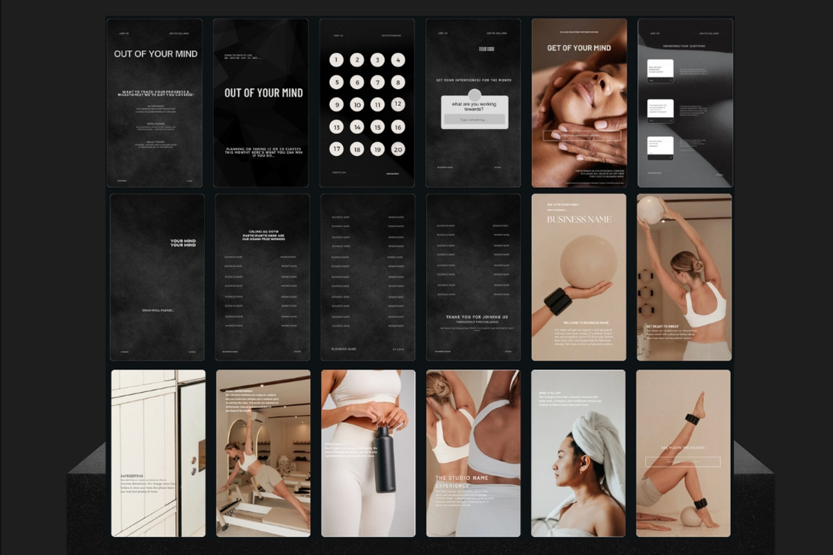Studio Instagram Canva Stories preview 2