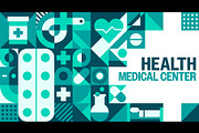 Health care center banner, a Healthcare Illustration by Buch&Bee (Thumbnail 1 of 3)