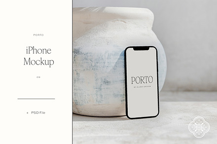 Porto iPhone Mockup