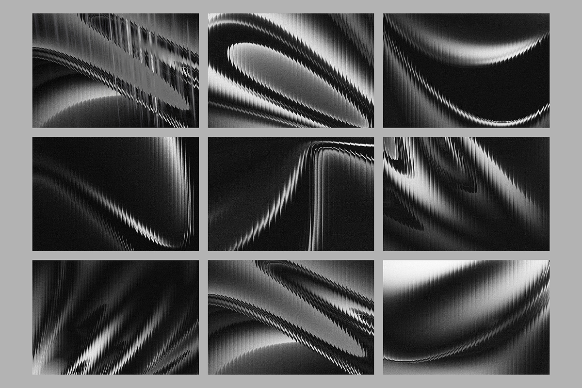 Futuristic Chrome Noise Textures, a Texture Graphic by PopotLane (Photo 2 of 6)