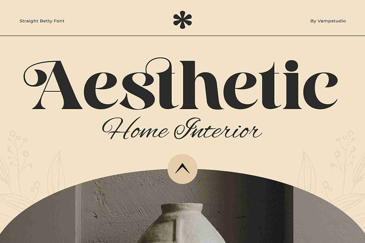 Straight Betty Modern Serif Font, a Serif Font by Vampstudio (Photo 5 of 13)