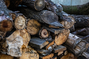 Stacked Firewood Logs, a Background Photo by Ales Munt