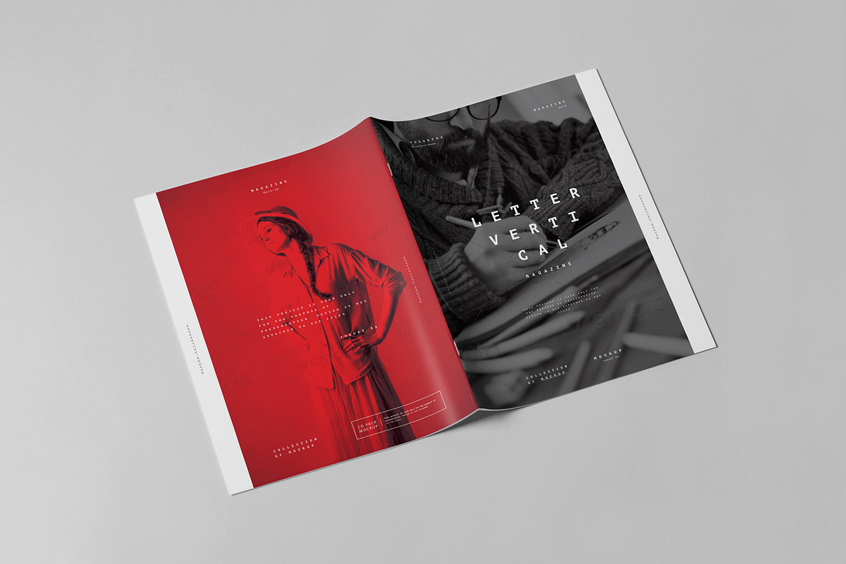 US Letter Brochure Mock-up 3, a Books & Magazine Mockup by Yogurt86 (Photo 11 of 13)