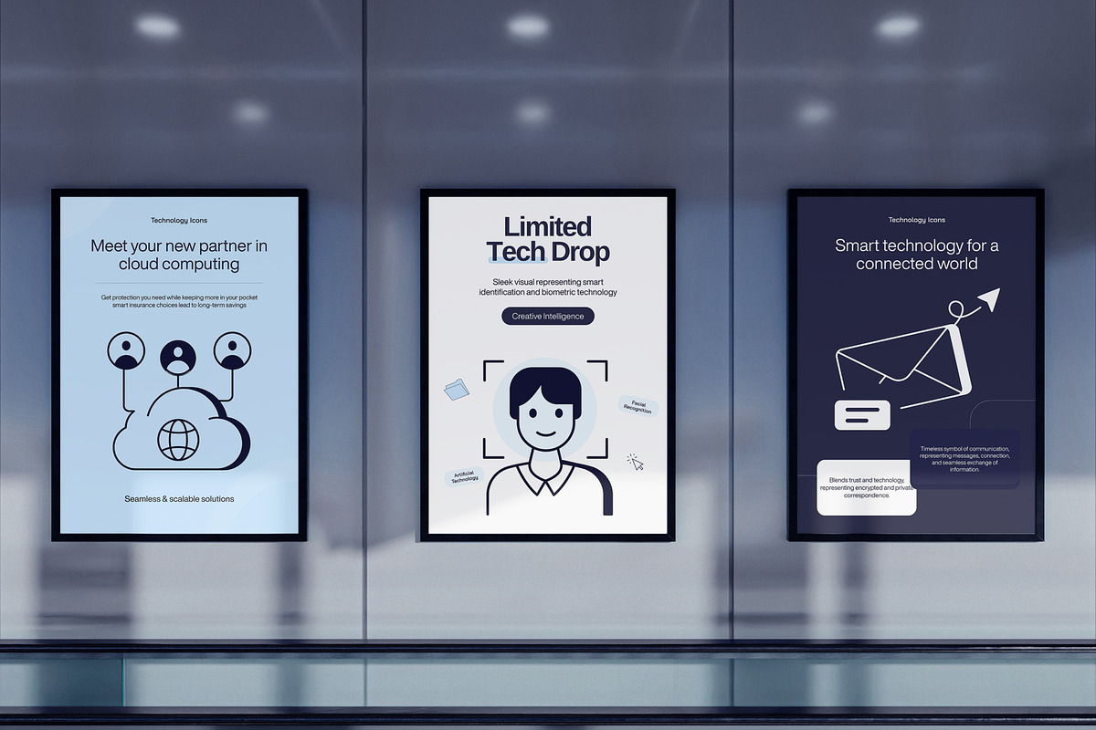 500 Technology Icons, an Outline Icon by Prosymbols (Photo 5 of 18)