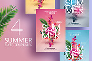 Summer Party | 4 Flyers Templates, a Flyer Template by Rome B Creation (Thumbnail 1 of 5)
