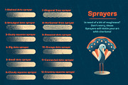 Dirty Halftones Brush Set, a Brush Add-On by Shoutbam (Thumbnail 7 of 11)