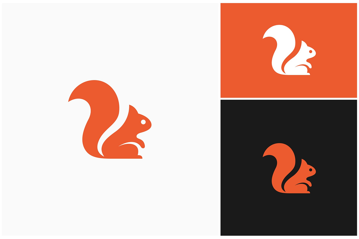 Squirrel Chipmunk Illustration Logo, a Branding & Logo Template by ika trisiana (Photo 2 of 2)