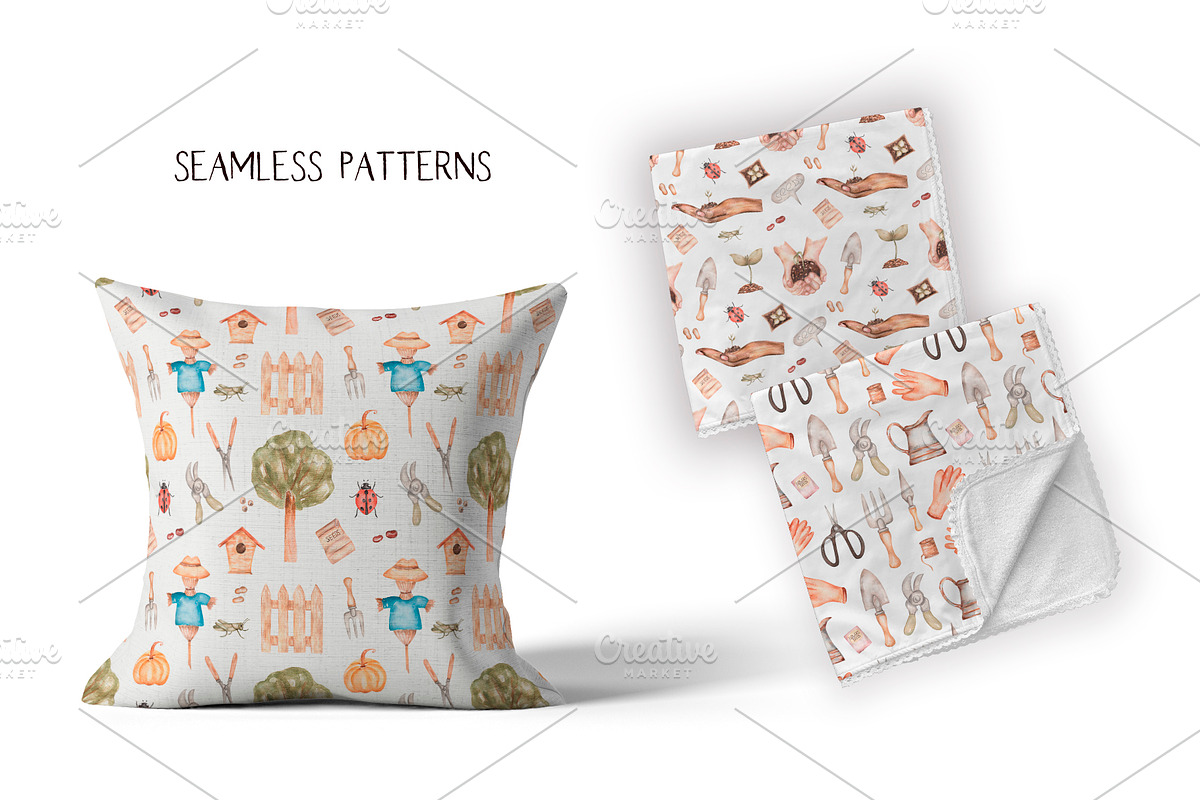 Watercolor Garden Collection, a Work Illustration by MayaNavits (Photo 10 of 13)