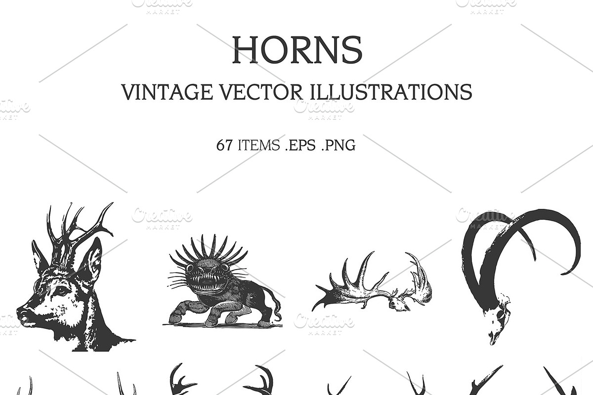 Vintage Vector Illustrations Bundle, a Food Illustration by TheBlackPixelCo (Photo 3 of 17)