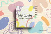 Inky doodles vector pattern set, SVG, a Pattern Graphic by Palette Pursuit (Thumbnail 1 of 8)