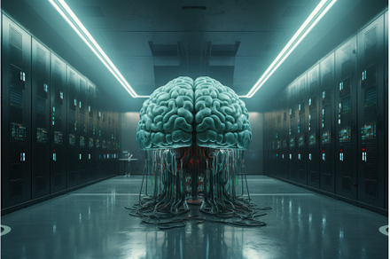 Expansive Brain data center, a Technology Photo by Ylivdesign