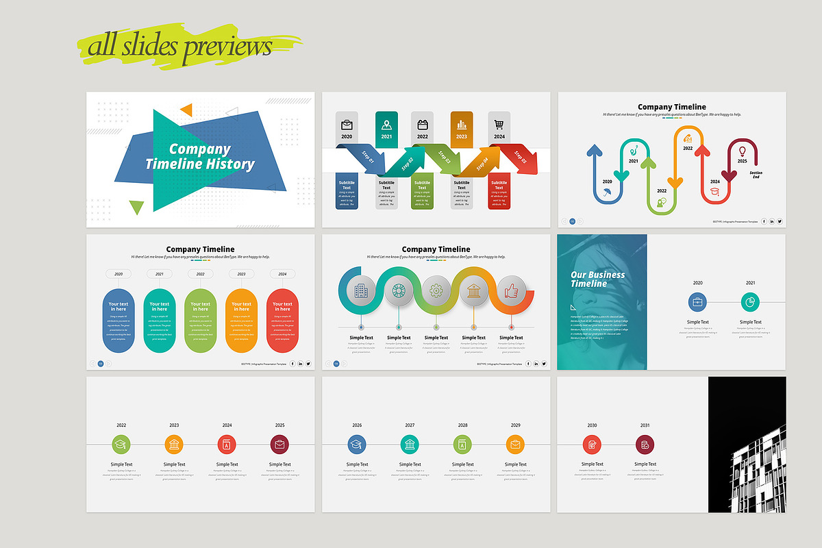 Bee-Type Corporate PowerPoint, a Presentation Template by WhiteGraphic (Photo 19 of 28)