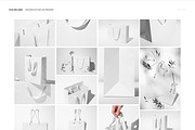Cotton Handle Paper Gift Bag Mockup, a Packaging Mockup by creatsy5 (Thumbnail 2 of 14)