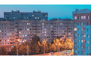 Night Light Lighting Timelapse. Time, an Architecture Photo by Our Amazing World